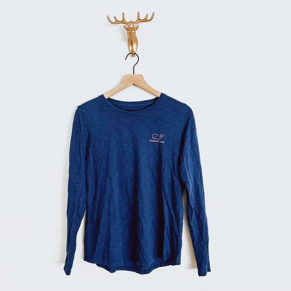 Vineyard Vines Men's Dark Blue Long Sleeve Shirt Size Small